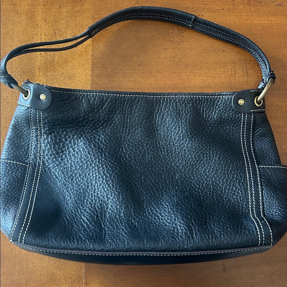 Fossil Black Leather Shoulder Bag - Picture 5 of 8